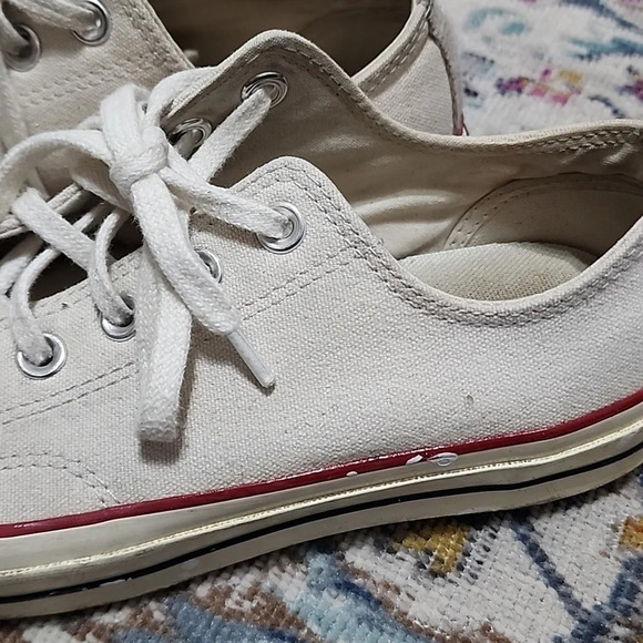 Converse, Classic White Chuck All Star, Low Top Sneakers. - Picture 6 of 14